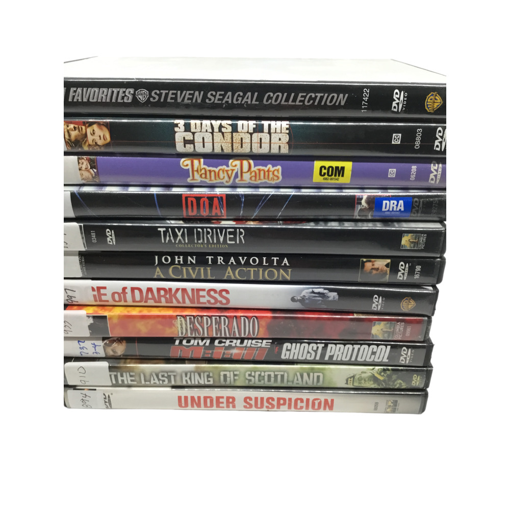 Lot of 14 Action, Thriller Movies DVD, Steven Seagal/John Travolta Titles Listed